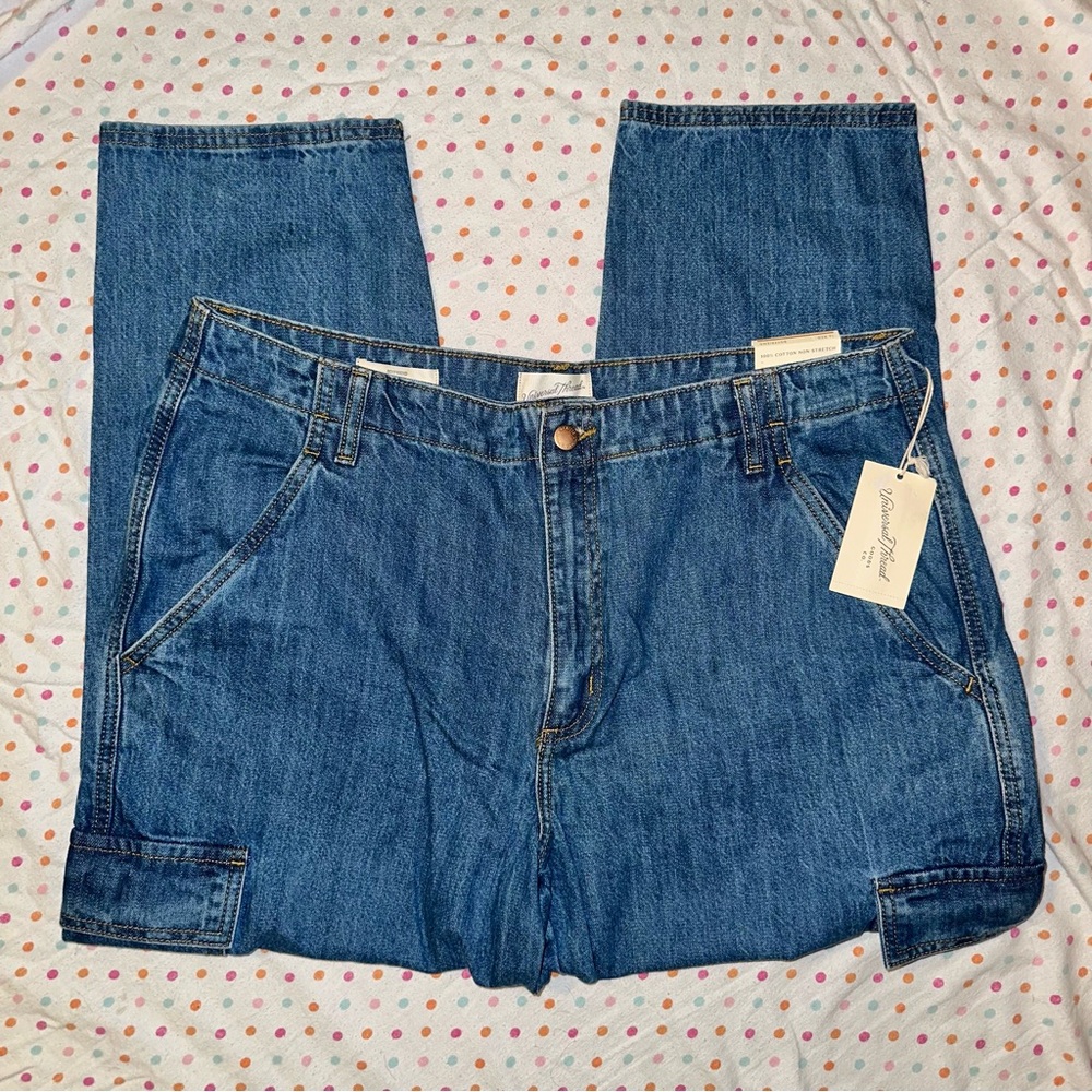 Universal Thread Slim Boyfriend Jeans Size 16 - 100% Cotton - New with Tags